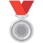 Silbermedaille + Stoppschild