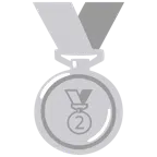 2nd place medal + 2nd place medal