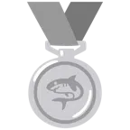 Silbermedaille + Hai