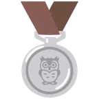 Silbermedaille + Eule