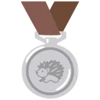 Silbermedaille + Igel