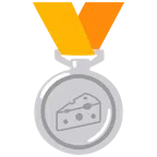 Silbermedaille + Käsestück