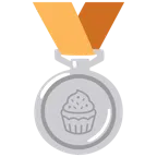 Silbermedaille + Cupcake