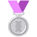Silbermedaille + DNA