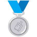 Silbermedaille + Gepäck