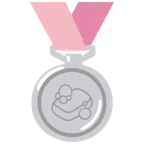 Silbermedaille + Seife