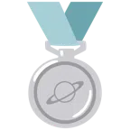 Silbermedaille + Ringplanet