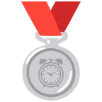 Silbermedaille + Wecker