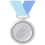 Silbermedaille + Komet