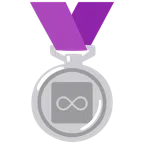 Silbermedaille + Unendlichkeit