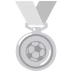 Silbermedaille + Fußball