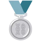 Silbermedaille + Ketten