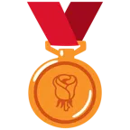 Bronzemedaille + Rose