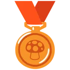 Bronzemedaille + Fliegenpilz