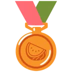 Bronzemedaille + Wassermelone