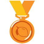 Bronzemedaille + Zitrone