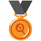 Bronzemedaille + Spiegelei in Bratpfanne