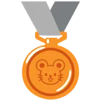 Bronzemedaille + Mäusegesicht