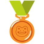 Bronzemedaille + Frosch
