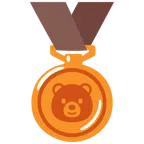 Bronzemedaille + Bär