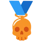 Bronzemedaille + Totenkopf