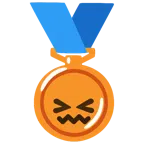 Bronzemedaille + verwirrtes Gesicht