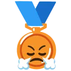 Bronzemedaille + schnaubendes Gesicht