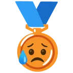 Bronzemedaille + trauriges aber erleichtertes Gesicht