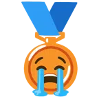 Bronzemedaille + heulendes Gesicht