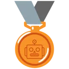 Bronzemedaille + Roboter