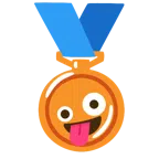 Bronzemedaille + irres Gesicht