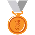 Bronzemedaille + Silbermedaille