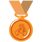 Bronzemedaille + Skorpion