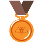 Bronzemedaille + Fledermaus