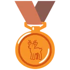 Bronzemedaille + Hirsch