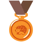 Bronzemedaille + Igel