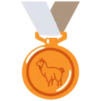 Bronzemedaille + Lama