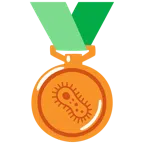 Bronzemedaille + Mikrobe