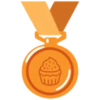 Bronzemedaille + Cupcake