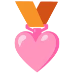 Bronzemedaille + pinkes Herz