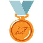 Bronzemedaille + Ringplanet