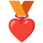 Bronzemedaille + rotes Herz
