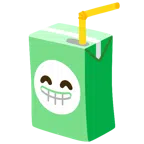 เครื่องดื่มแบบกล่อง + ยิ้มยิงฟันตายิ้ม
