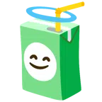 เครื่องดื่มแบบกล่อง + ยิ้มเทวดา