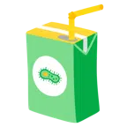 เครื่องดื่มแบบกล่อง + จุลินทรีย์