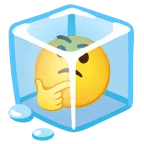 ก้อนน้ำแข็ง + หน้าครุ่นคิด