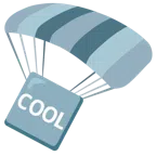 paracadute + pulsante COOL
