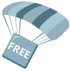 paracadute + pulsante FREE