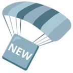 paracadute + pulsante NEW