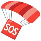 paracadute + pulsante SOS